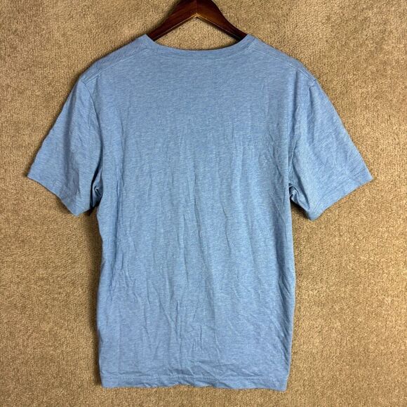 Travis Mathew T-Shirt Mens Size Large L Blue Life Champion Crewneck Pima Cotton - Picture 8 of 9